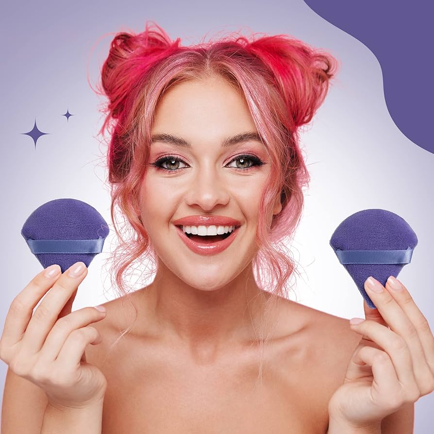 Amazon | MOTZU 6ピース パウダーパフ フェイスパウダー用